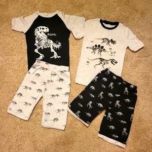 Boy's 4 pc pajama short set